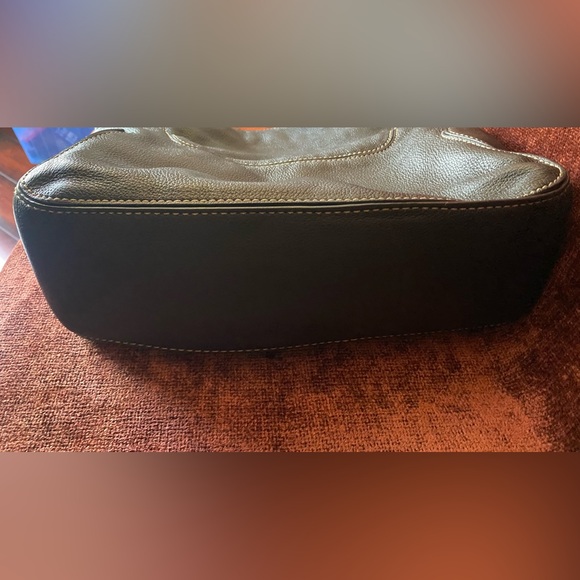 Michael Kors Brookville Black Leather Handbag Purse Medium Size - Picture 5 of 6